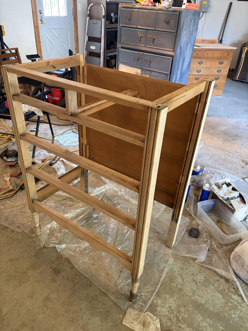 They Bought a Blue-Painted 1930s Dresser and Stripped Off the Paint The Wood Beneath Was Worth Saving