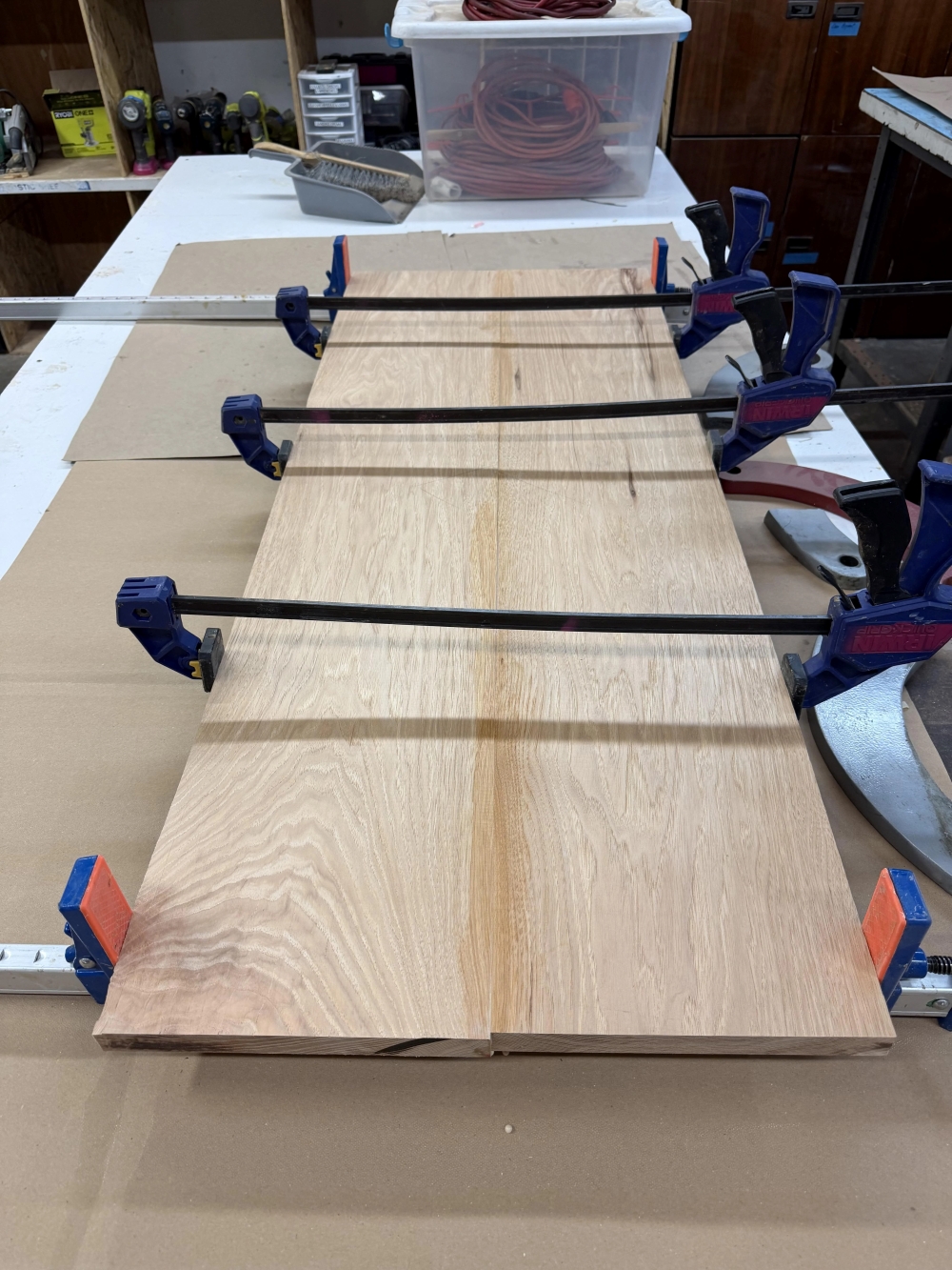 Separate Boards Become One Hickory Top