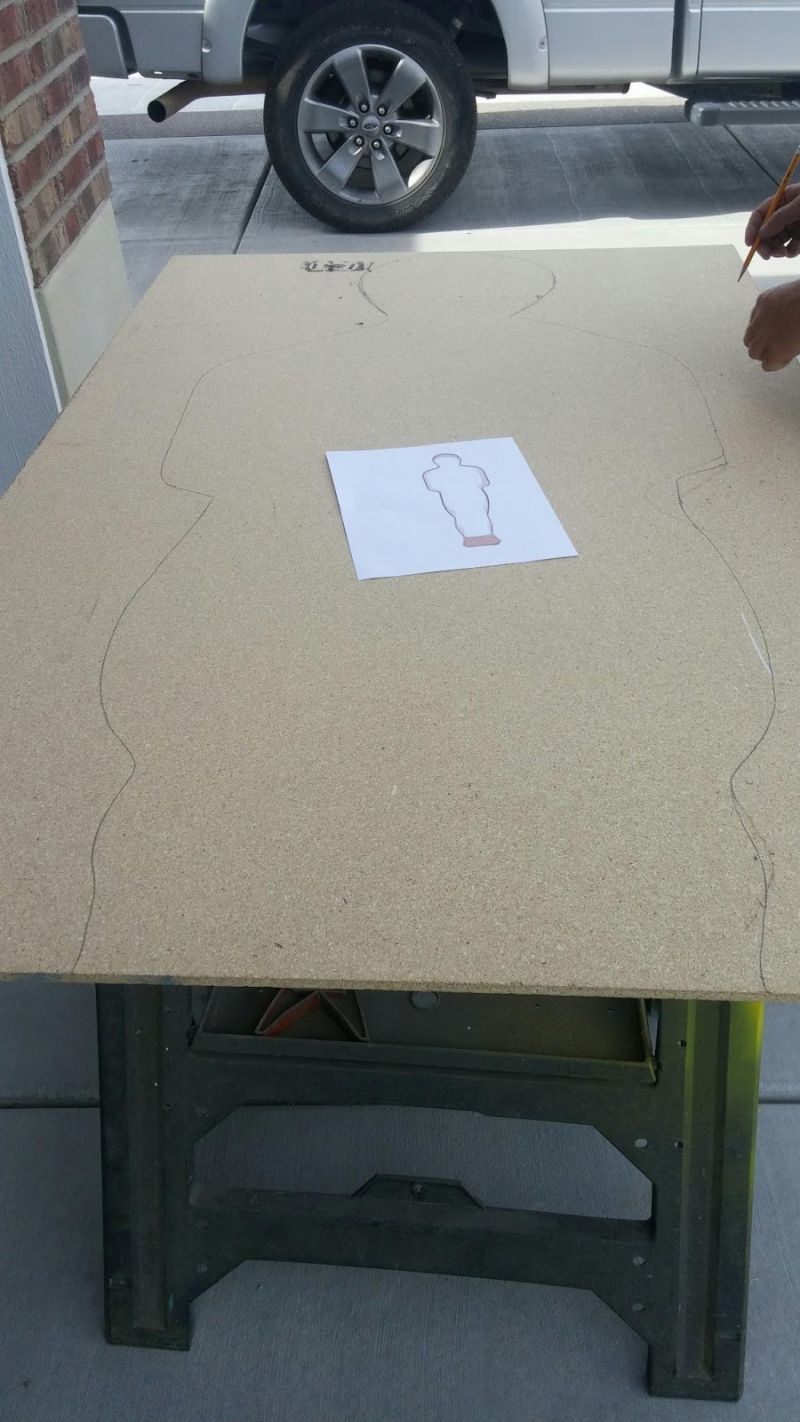 She Drew the Mummy's Shape Onto the Board