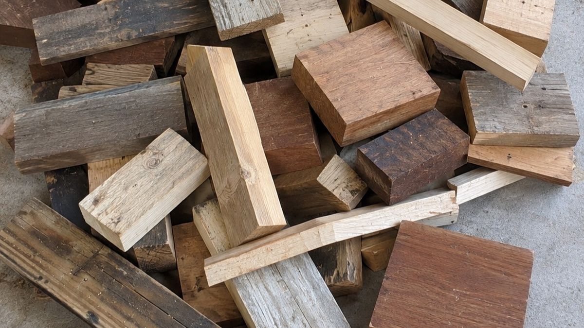 She Told Him to Get Rid of His Pile of Scrap Wood, So He Turned It Into This Bench