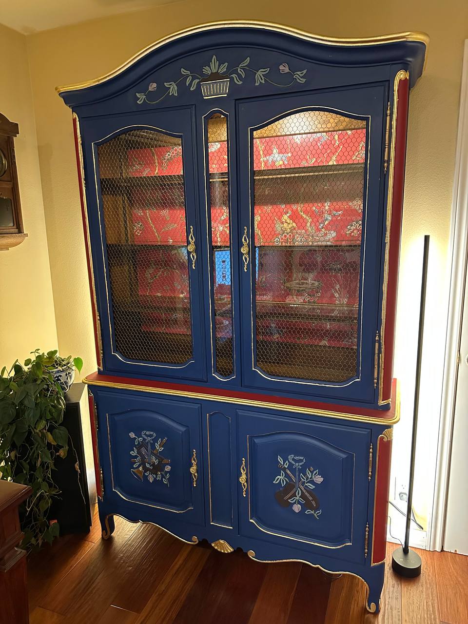 Shelves Returned in Front of the Red Backing