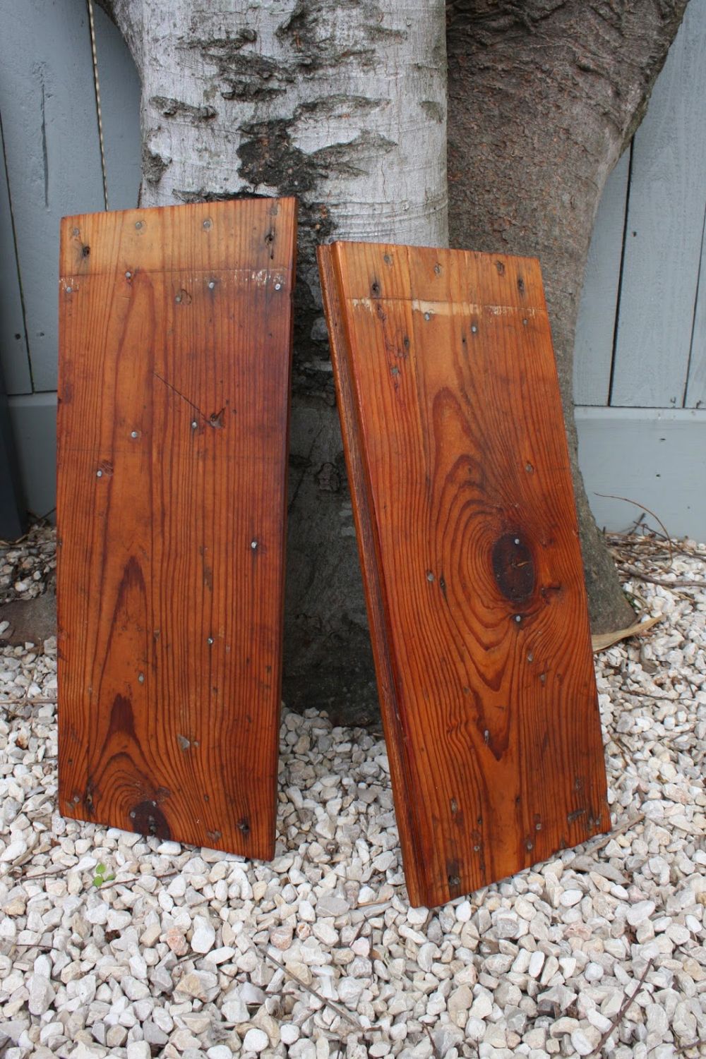 Paste wax deepened the brown finish