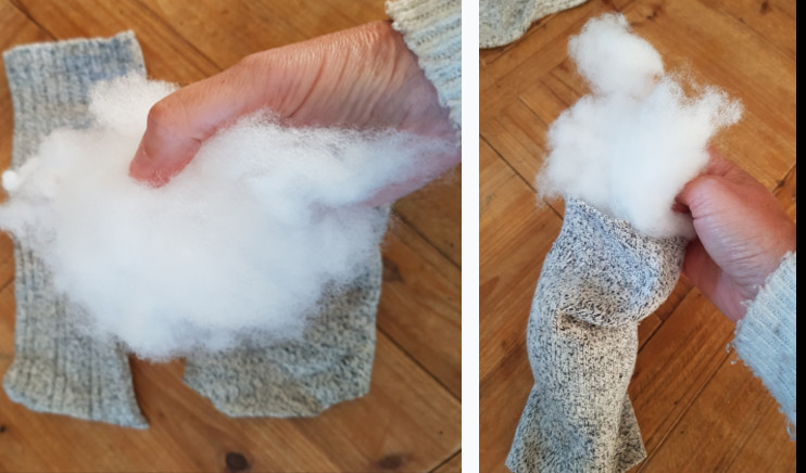 Stuffing and Folding Changed the Shape