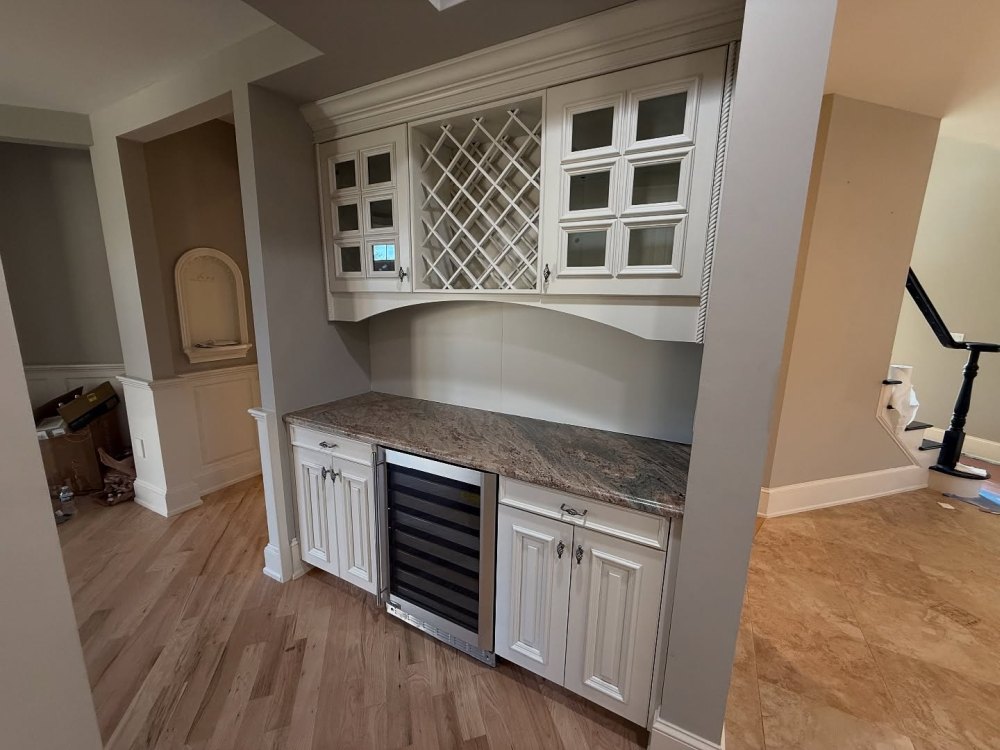 The Beverage Station Now Matches the Kitchen
