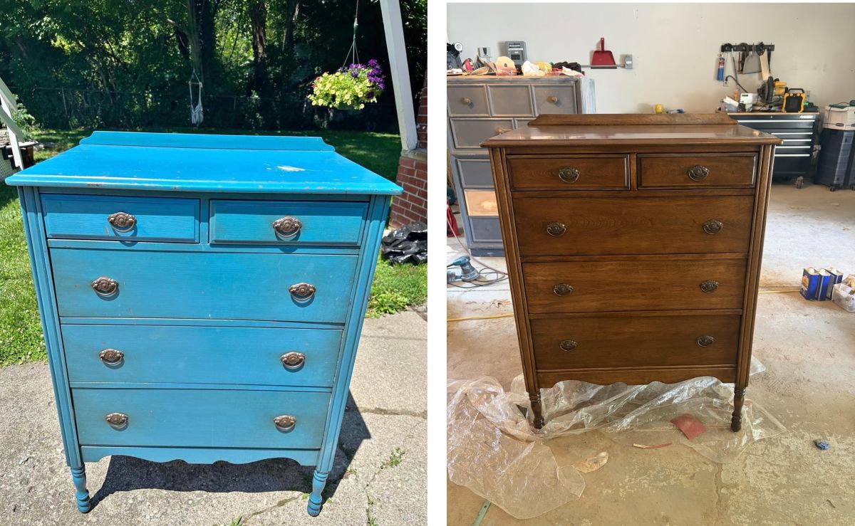 The Blue Dresser Had More Wood to Offer Than Expected