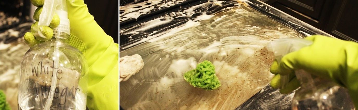 The Final Step That Helps Remove White Baking Soda Residue