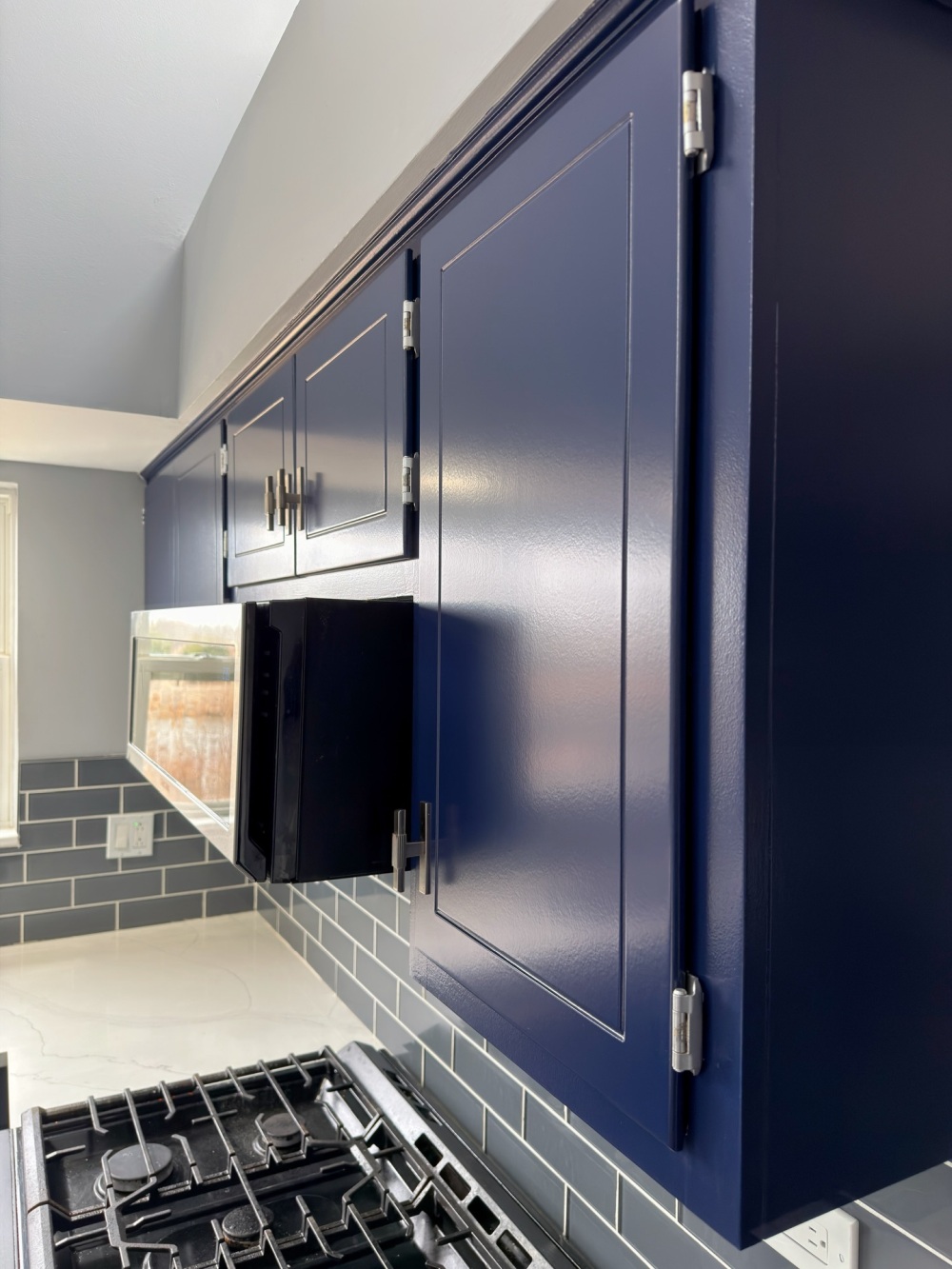 The Finish Changed How the Cabinet Details Look