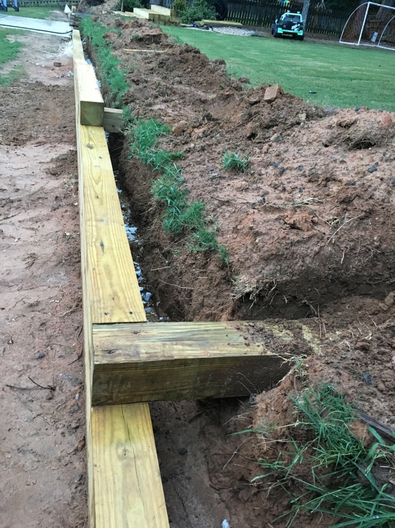 The First Timber Courses Defined the Wall