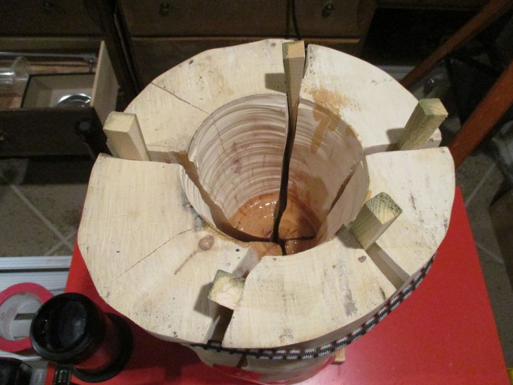 The Hollow Center Left Room for a Light Bulb