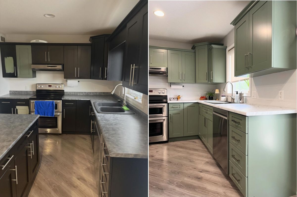 The Original Cabinet Layout Remained