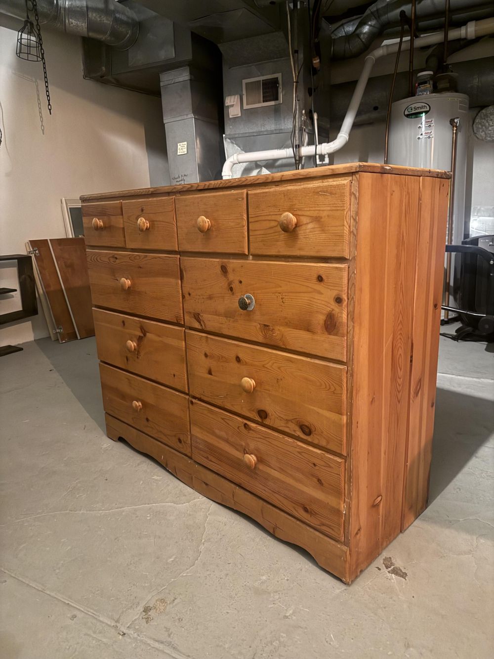 The Original Dresser Had Large Pine Drawers