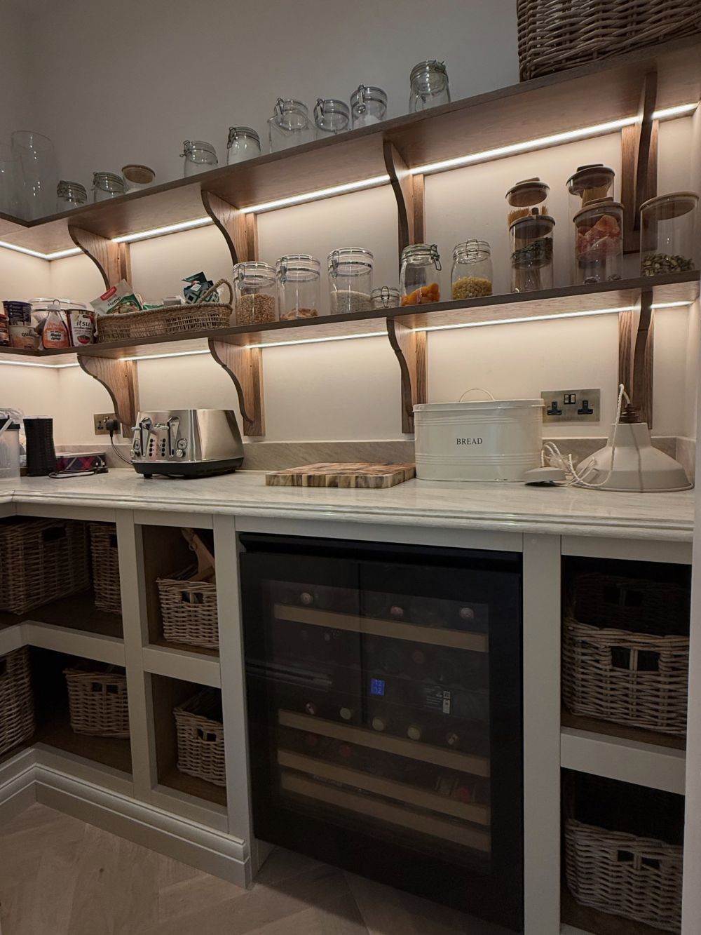 The Pantry Extends the Palette Into a Separate Workspace