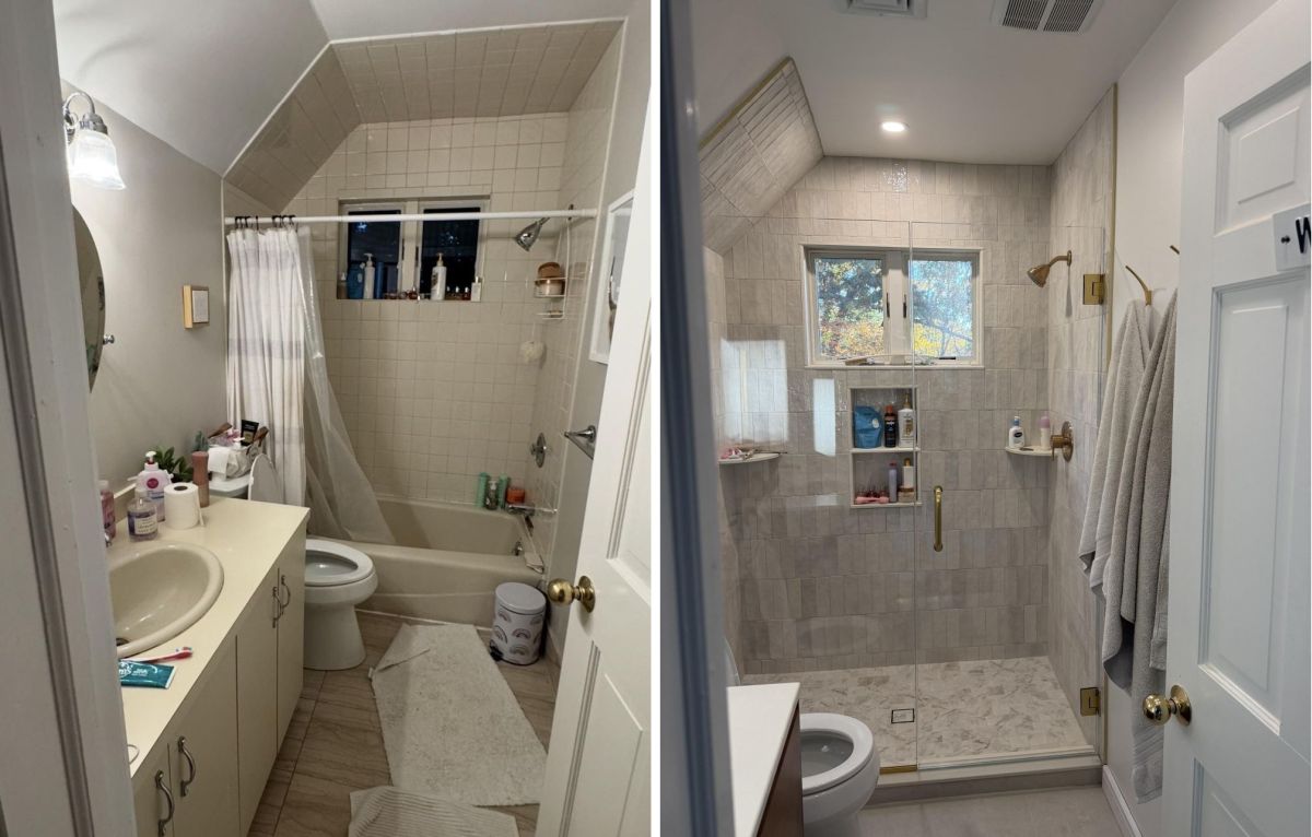 The before and after kids room transformation