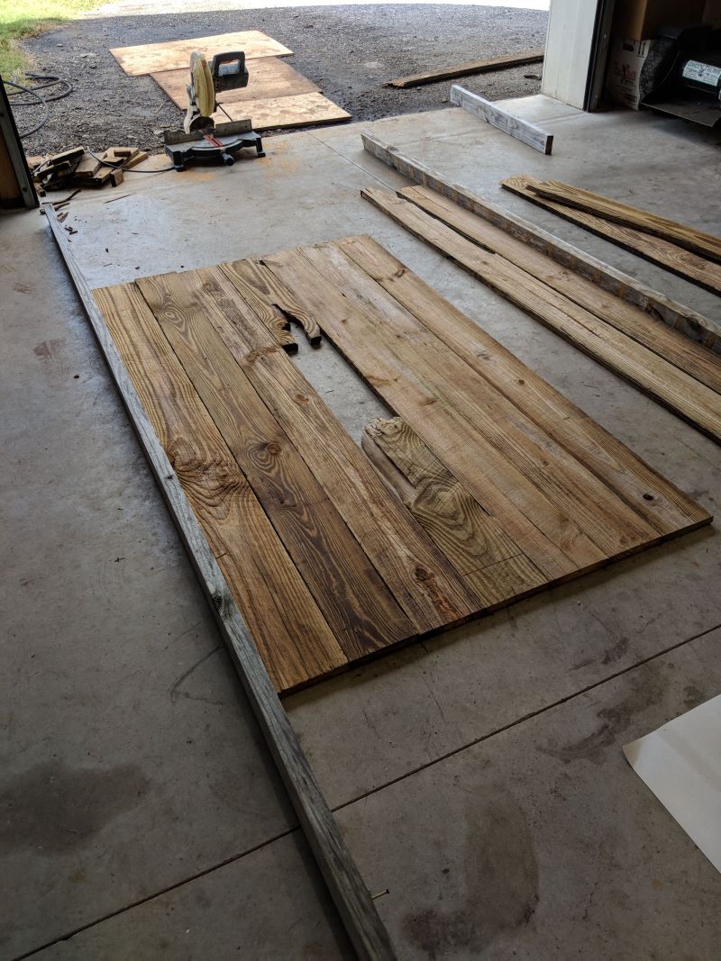 The tabletop took shape around an opening