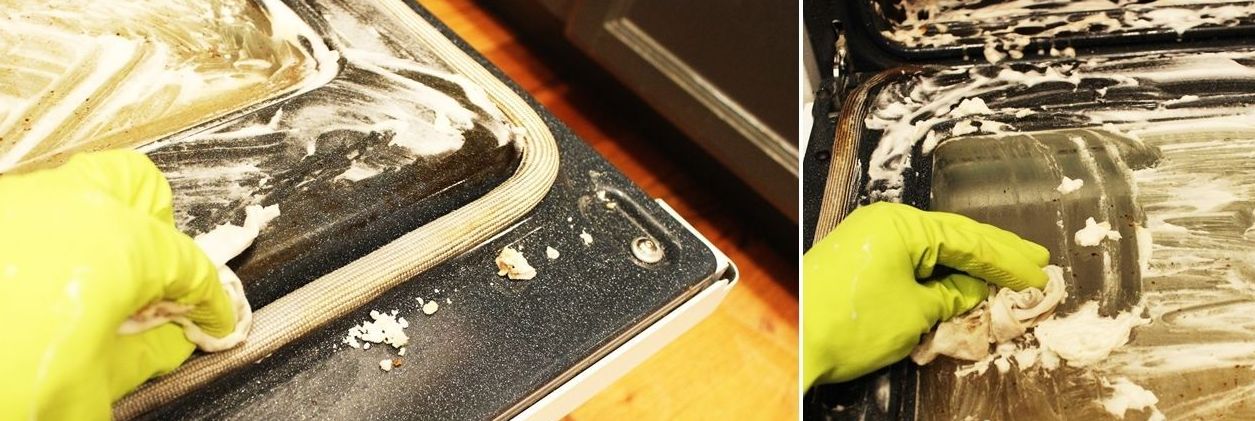 Use a damp, non-abrasive cloth