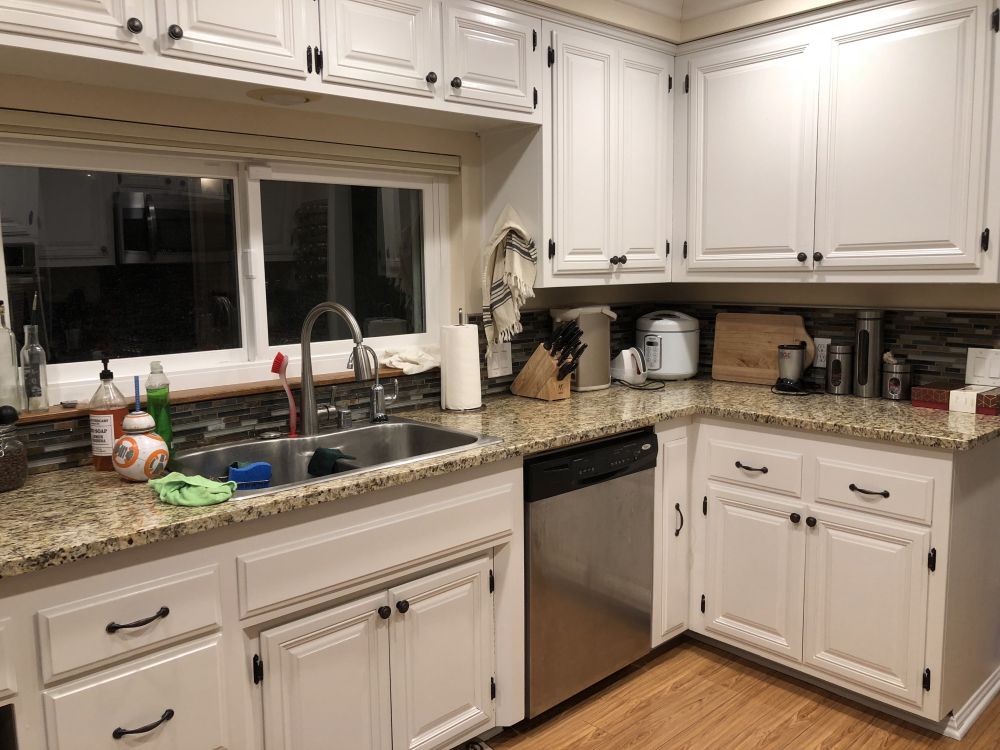 White Cabinets Changed the Balance Around the Sink