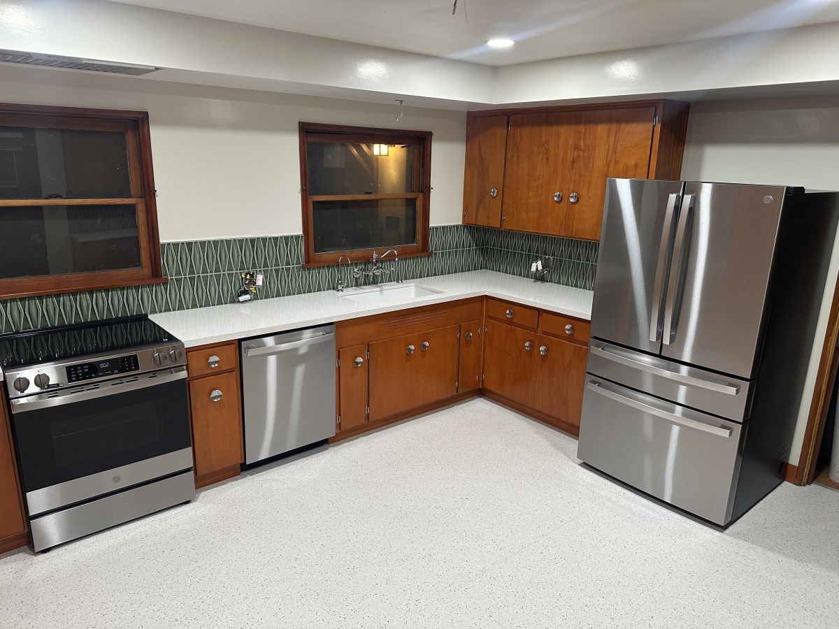 White Counters Replaced the Green Tile