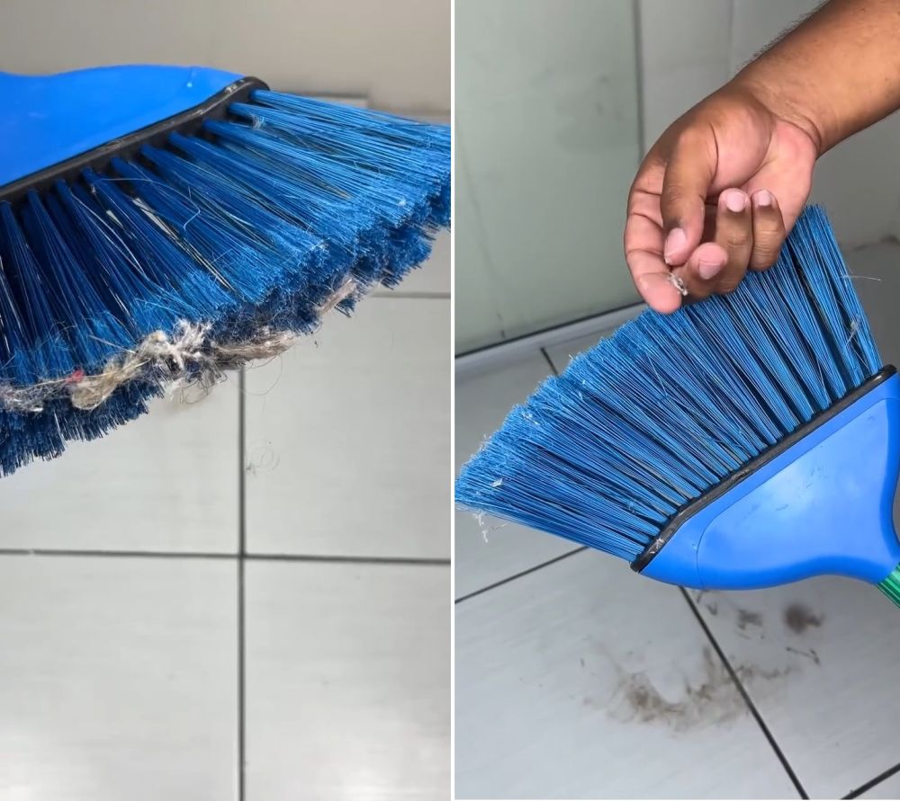 Why People Are Putting Plastic Bags on Brooms